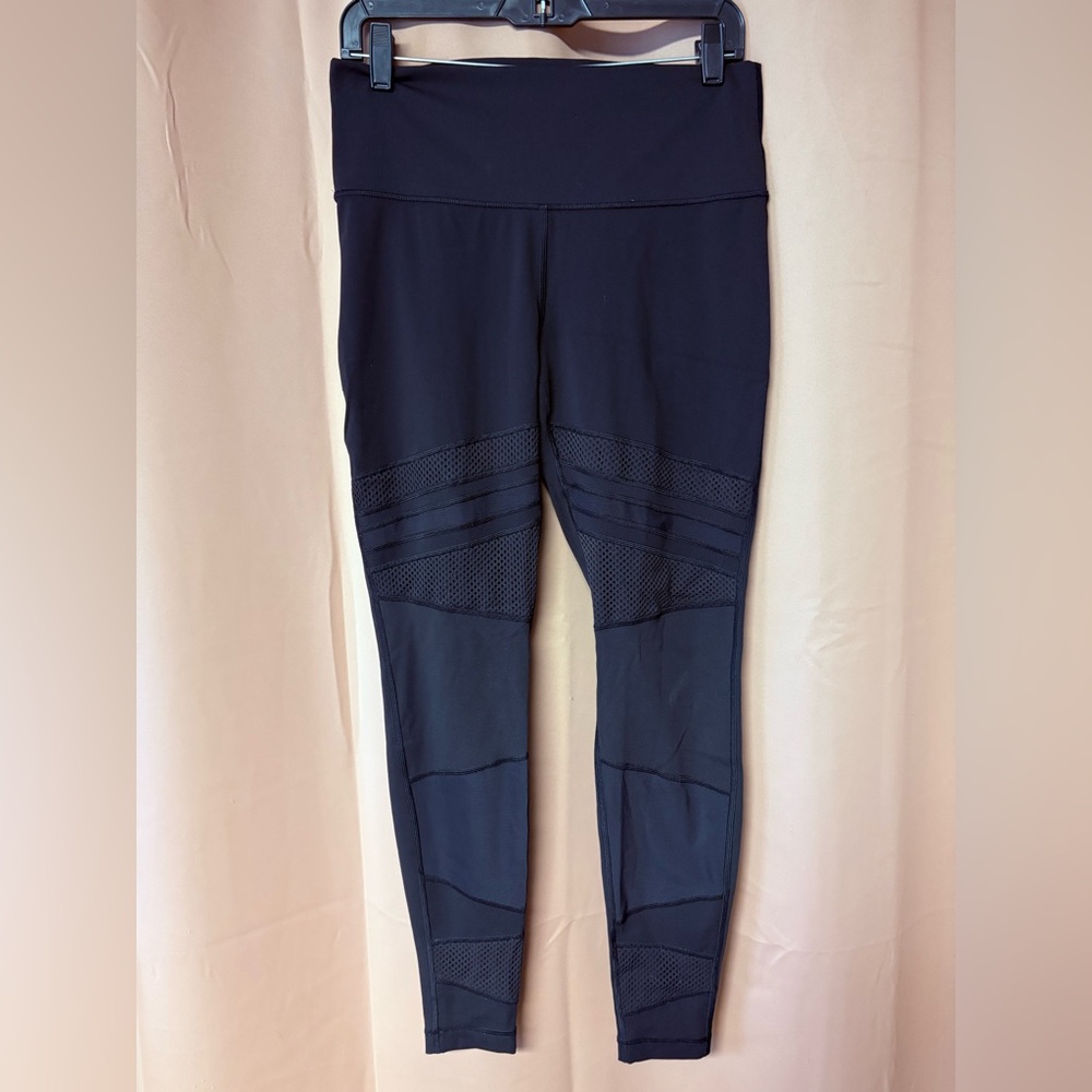 Lululemon - Wunder Under Pant (Hi-Rise)  Tech Mesh 28" Size 10 Black